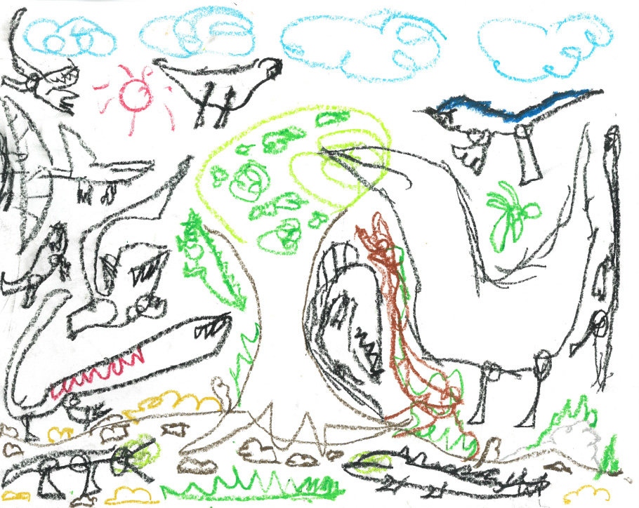 きょうりゅうのせかい