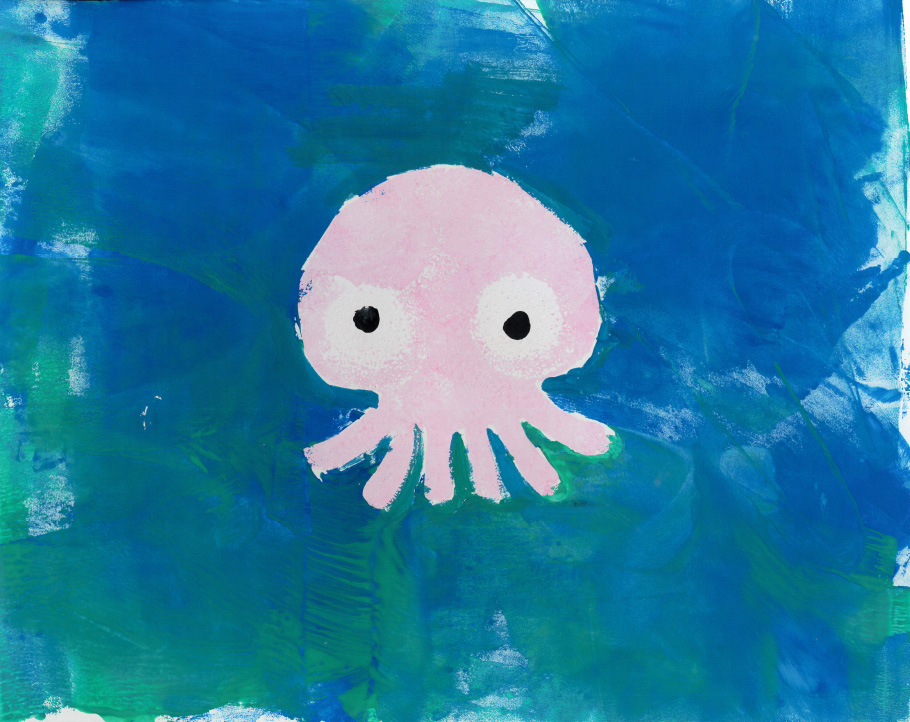 ふわふわただようくらげさん